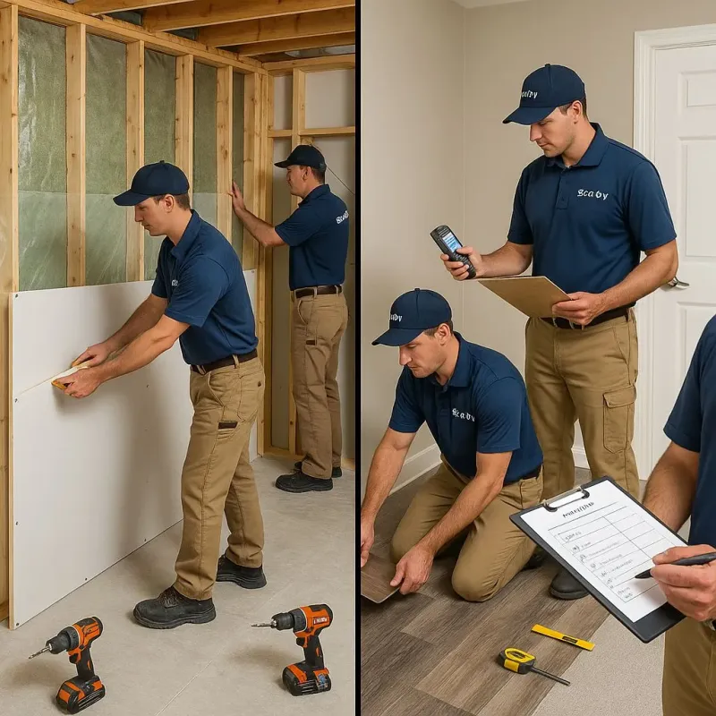 Repairs and Reconstruction process in Ithaca, MI